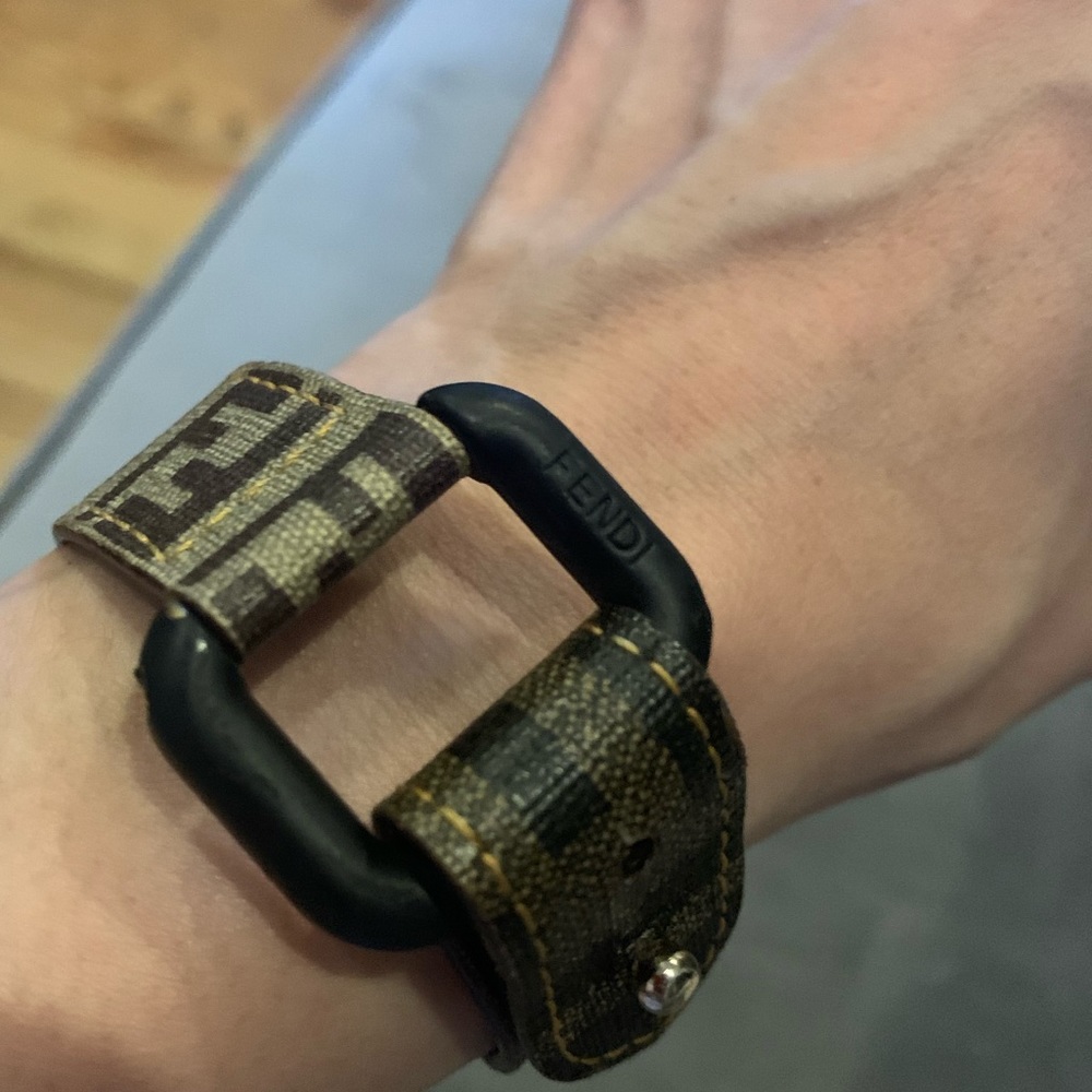 Fendi FF logo bracelet